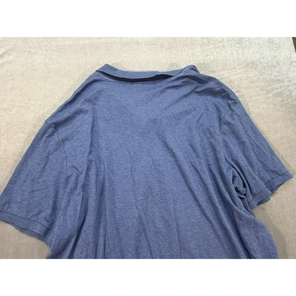 Polo Ralph Lauren Pima Soft Touch Men Polo Shirt XXL Blue Flesh Pony